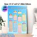 Addition And Subtraction Number Houses Math Table Painting Poster, Colorful House-shaped Arithmetic Chart Poster, Practical Guide For Learning Basic_maomaolike.com