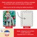 Bedlington Terrier Christmas Porcelain Ornament Christmas Tree Hanging Decorations For Home Christmas Holiday, Rectangle, Gift, Multicolor_maomaolike.com