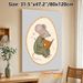 Reading Mouse Themed Painting Poster, Soft-toned Whimsical Illustrated Poster, Gentle Bedtime-themed Art, Suitable For Bedroom And Reading Nook_maomaolike.com