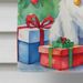Maltese Christmas Reindeer House Flag Large Porch Sleeve Pole Decorative Outside Yard Banner Artwork Wall Hanging, Polyester, House Size, Multicolor_maomaolike.com
