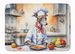 Italian Greyhound The Chef Memory Foam Kitchen Mat Machine Washable Anti-Fatigue Mat Cushion Comfort Bath Mat Or Kitchen Rug_maomaolike.com