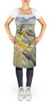 Wyoming Western Meadowlark Apron Cooking Kitchen Server Baking Crafts Gardening For Adult Women Men, Unisex, Large, Multicolor_maomaolike.com