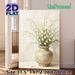 Lily Of The Valley Floral Still Life Painting Poster, Soft-hued Textured Oil Painting Style Poster, Elegant Calming Decor Ideal For Living Room_maomaolike.com