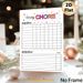 Weekly Chore Chart Painting Poster, Vibrant Star-adorned Chore Schedule Poster, Functional Planner To Organize Daily & Weekly Household Tasks_maomaolike.com