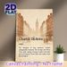 Charles Dickens Themed Painting Poster, Vintage Victorian London Street & Literary Text Poster, Thoughtful Literary Decor Ideal For Home Study_maomaolike.com