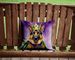 German Shepherd King Of Mardi Gras Throw Pillow Machine Washable, Indoor Outdoor Decorative Pillow For Couch, Bed Or Patio, 14Hx14W_maomaolike.com