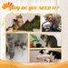 Pawhut Floor To Ceiling Cat Tree, 80" - 95" Adjustable Tall Cat Tower, 3-Level Cat Climbing Towe For Indoor Cats With Sisal Scratching Post, Platforms, Leaves, Orange_maomaolike.com