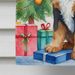 Bernedoodle Christmas Reindeer House Flag Large Porch Sleeve Pole Decorative Outside Yard Banner Artwork Wall Hanging, Polyester, House Size, Multicolor_maomaolike.com