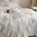 Wholesale INS French Yarn-Dyed Jacquard Pure Four-Piece Wabi-Sabi Nordic Style Homestay Washed Cotton 4-Piece Set_maomaolike.com