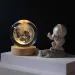 Gift Festival USB LED Night Light, Galaxy Crystal Ball 3D Planet Moon Lamp, Home Decoration_maomaolike.com