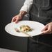 Ceramic High-end Western Round Home Steak Pasta Hotel Personalized Dish Plate_maomaolike.com