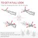 7.5' Tall Unlit Snow Flocked Artificial Christmas Tree Slim Pencil Xmas Tree With Pine Shape And Realistic Branches, Pink_maomaolike.com