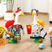 Back To School Porch Goose Outfit Set, Cute White Goose Ornament, Creative Home Courtyard Front Door Decorations
_maomaolike.com