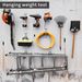 Heavy Hook Display Hanger 4 Sets Of Long Ladder Hooks, Heavy Garage Metal Hooks Strong Load Warehouse Tools Storage Hooks Garage Hanger Wall_maomaolike.com