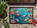 Koi Fish Doormat Front Door Mat Indoor Outdoor Rugs For Entryway, Non Slip Washable Low Pile, 24H X 36W_maomaolike.com