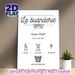La Buanderie Laundry Themed Painting Poster, Minimalist Black & White Hand-drawn Poster, Vintage Laundry-inspired Design Ideal For Laundry Room Decor_maomaolike.com