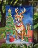 Staffordshire Bull Terrier Christmas Reindeer Garden Flag Mailbox Flag Decorative Yard Flag Banner Outside Patio Artwork Yard Flower Beds, Garden Size, Multicolor_maomaolike.com