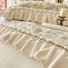 Nordic French Boho French-style Vintage Winter Thickened Milk Four-piece Set, Princess-style Double-sided Plush Lace_maomaolike.com