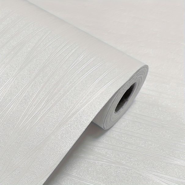 New Wallpaper New White Striped Bedroom Living Room Removable Decorative Wall_maomaolike.com