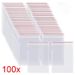 100/200pcs Small Zip Lock Plastic Reclosable Transparent Shoe Vacuum Bag Poly Clear Bags Thickness 0.05mm_maomaolike.com
