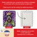 Giant Schnauzer King Of Mardi Gras Porcelain Ornament Christmas Tree Hanging Decorations For Home Christmas Holiday, Rectangle, Gift, Multicolor_maomaolike.com