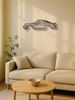 Metal Line Sports Car Metal Wall Art - Auto Enthusiast Gift Home Garage Decor_maomaolike.com
