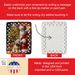 Wheaten Terrier And Santa Claus Porcelain Ornament Christmas Tree Hanging Decorations For Home Christmas Holiday, Rectangle, Gift, Multicolor_maomaolike.com