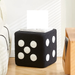 Home Shoe Changing Dice Creative Cushion Teddy Velvet Living Room Entrance Footstool Dice Low Square Stool_maomaolike.com