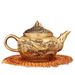 Brass Ornaments Living Room Study Drinking Home Tea Table Presenting Auspicious Head Cover Dragon And Phoenix Teapot Metal Crafts_maomaolike.com