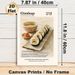 Gimbap Themed Painting Poster, Warm-toned Vintage Korean Cuisine Scene Poster, Appetizing Food Display Ideal For Restaurant, Kitchen Dining Area_maomaolike.com