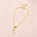 Vintage Butterfly Necklace Golden Stainless Steel Blade Snake Chains Aesthetic Charms Choker Women Jewelry Gift To Mujer_maomaolike.com