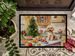 Poodle Christmas Cookies Doormat Front Door Mat Indoor Outdoor Rugs For Entryway, Non Slip Washable Low Pile, 24H X 36W_maomaolike.com