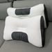 Ergonomic Neck Support Pillow For Adults – Breathable Polyester With Anti-Sagging Fiber Fill (40x60cm, White, Single_maomaolike.com