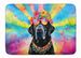 Black Labrador Hippie Dawg Memory Foam Kitchen Mat Machine Washable Anti-Fatigue Mat Cushion Comfort Bath Mat Or Kitchen Rug_maomaolike.com