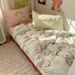 Student Season Single Bed Super Sweet Cute Cool Beautiful Towel Embroidery Soft And Cozy Naked Sleep Washed Cotton Plaid Four-Piec_maomaolike.com