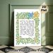 Celtic Ivy & Knot Border Themed Painting Poster, Ornate Vine-framed Script Poster, Elegant Decorative Piece Suitable For Home Or Spiritual Spaces_maomaolike.com