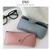 Unisex Portable simple button glasses case High appearance level sunglasses Sunglasses Men's and women's glasses case Glasses storage case_maomaolike.com