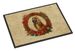 Afghan Hound Christmas Flowers Doormat Front Door Mat Indoor Outdoor Rugs For Entryway, Non Slip Washable Low Pile, 24H X 36W_maomaolike.com