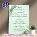 Spanish Serenity Prayer Painting Poster, Elegant Mixed-font Mint Green Floral Decor Poster, Calming Inspirational Quote Art, Suitable For Living Room_maomaolike.com
