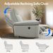Double Reclining Chairs For Adults, Wall Hugger Recliners For Small Spaces, Love Seat Couches Sofa Reclinable For Living Room, Home Theater Seating, Dark Gray_maomaolike.com