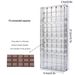 Plastic Chocolate Molds Set Candy Making Tools, Heart, Egg, Bar, Diamond Shapes for Mousse, Jelly, Candies, Truffles,Easter, Thanksgiving, Valentine's_maomaolike.com