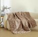 Leopard Print Satin Thin Blanket Single Air Conditioning Cover Blanket_maomaolike.com