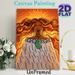 Indigenous Polynesian Themed Painting Poster, Vibrant Warm-toned Stylized Ethnic Female Figure Poster, Unique Cultural Art Piece Ideal For Living_maomaolike.com