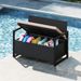 Patio Storage Bench Outdoor Wicker Loveseat With Built-in Storage_maomaolike.com
