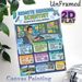 Remote Sensing Scientist Painting Poster, Vibrant Cartoon-style Educational Poster, Informative Career Guide With Earth Study & Satellite Details_maomaolike.com