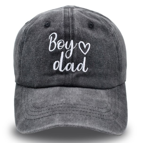 Unisex Washed cotton Boy Mama embroidered baseball cap Cotton duck hat Dad hat Hip Hop hat_maomaolike.com