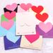 Heart-Shaped Greeting Creative Mini Birthday Blessing Romantic Wedding Valentine's Day Confession Message Thank You Small Card_maomaolike.com
