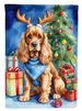 Cocker Spaniel Christmas Reindeer Garden Flag Mailbox Flag Decorative Yard Flag Banner Outside Patio Artwork Yard Flower Beds, Garden Size, Multicolor_maomaolike.com