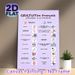 French Home Daily Routine Painting Poster, Pastel-colored Cartoon-style Schedule Poster, Clear Visual Guide To Organize Morning & Evening Tasks_maomaolike.com