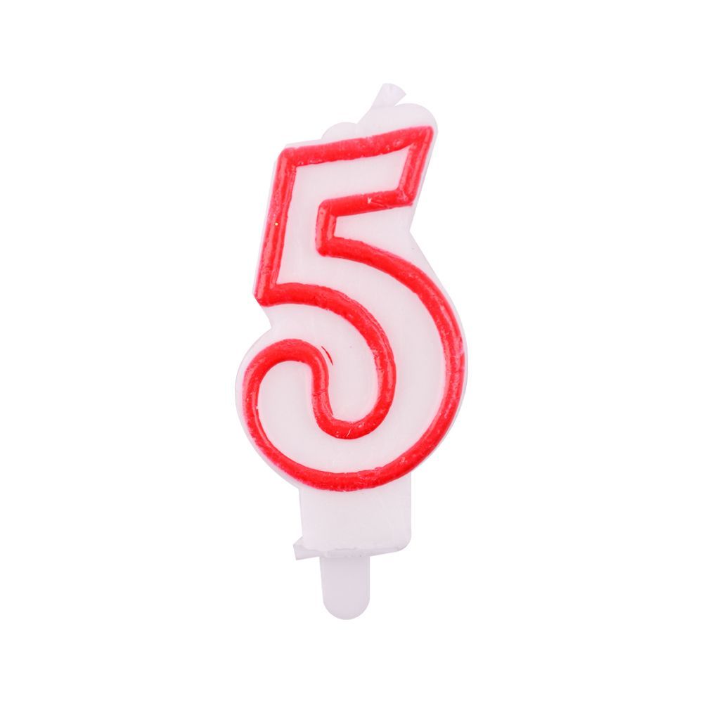 Number 5 Birthday Candle 3D Number Happy Birthday Cake Candles For Birthday Party Wedding Decoration Reunions Theme Party 7cm 24pcs_maomaolike.com